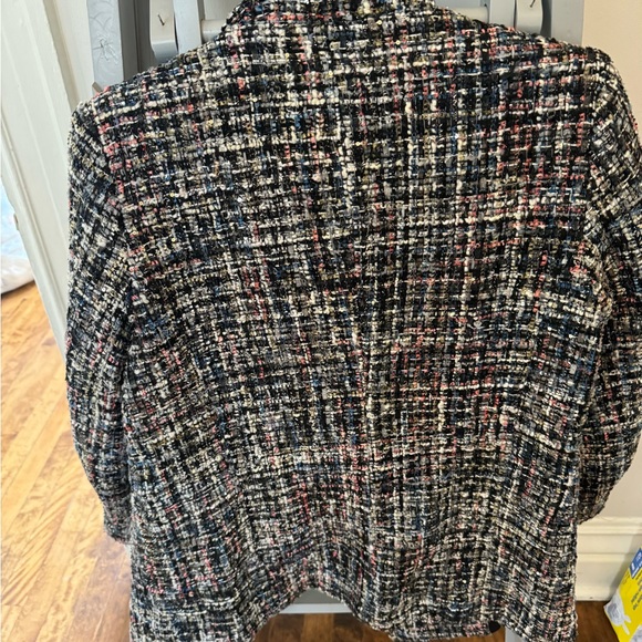 Tweed blazer with pearl buttons  size medium - Picture 3 of 3